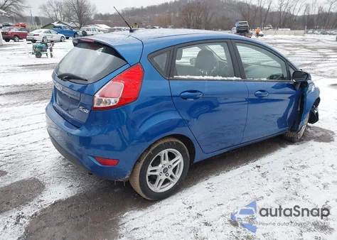 2018 Ford Fiesta Se из США, поврежденный, VIN 3FADP4EJ3JM129988